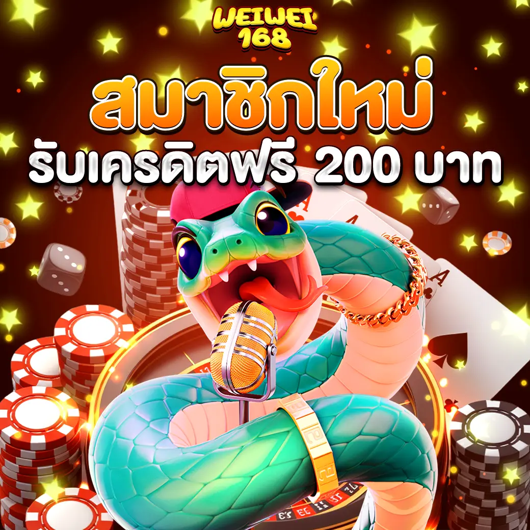 WEIWEI168 สมาชิกใหม่รับเครดิตฟรี 200 โปรสล็อตคาสิโนจัดเต็ม